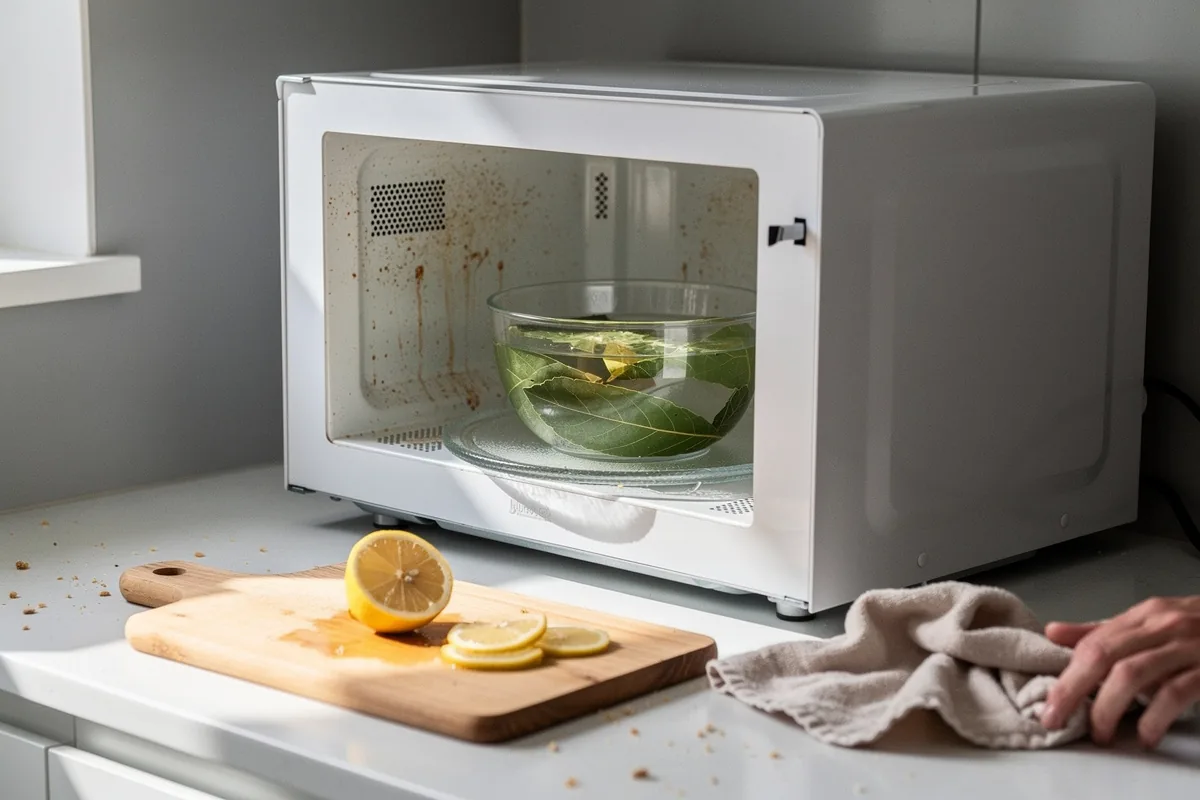 Deze laurier-hack laat je microgolf in 5 minuten ruiken als een spa