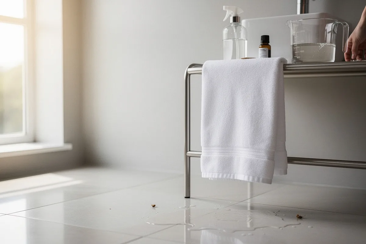 Je handdoek stinkt nog na het wassen? Deze rare spray-truc lost het op