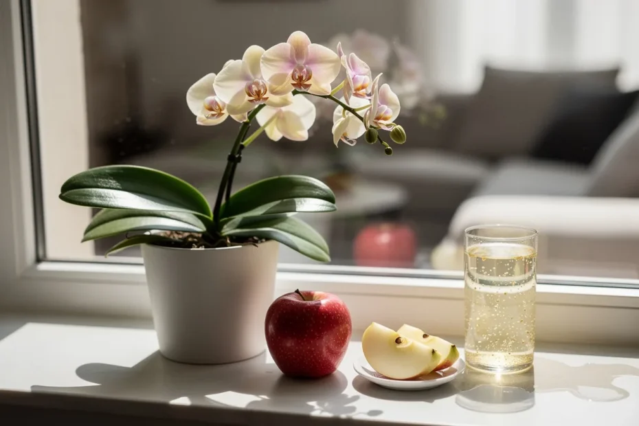 Leg dit naast je orchidee en hij staat vol bloemen: simpele truc voor weelderige bloei