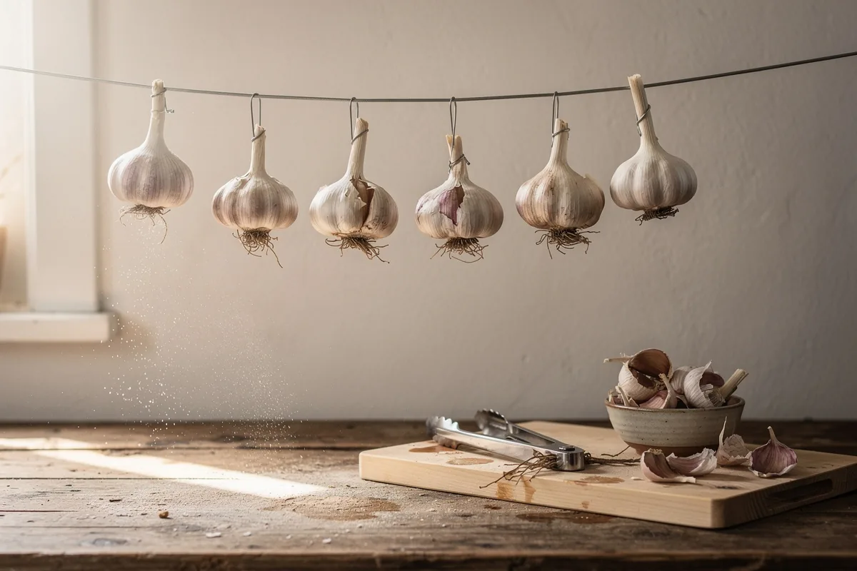 Zo bewaar je knoflook tot een jaar lang (zonder vlechten of dure potjes)